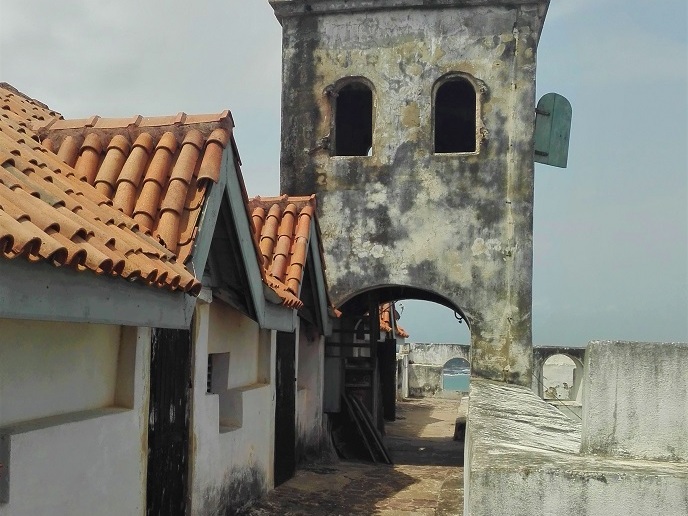 Dutch Fort St Jago, Elmina, Ghana, watch tower