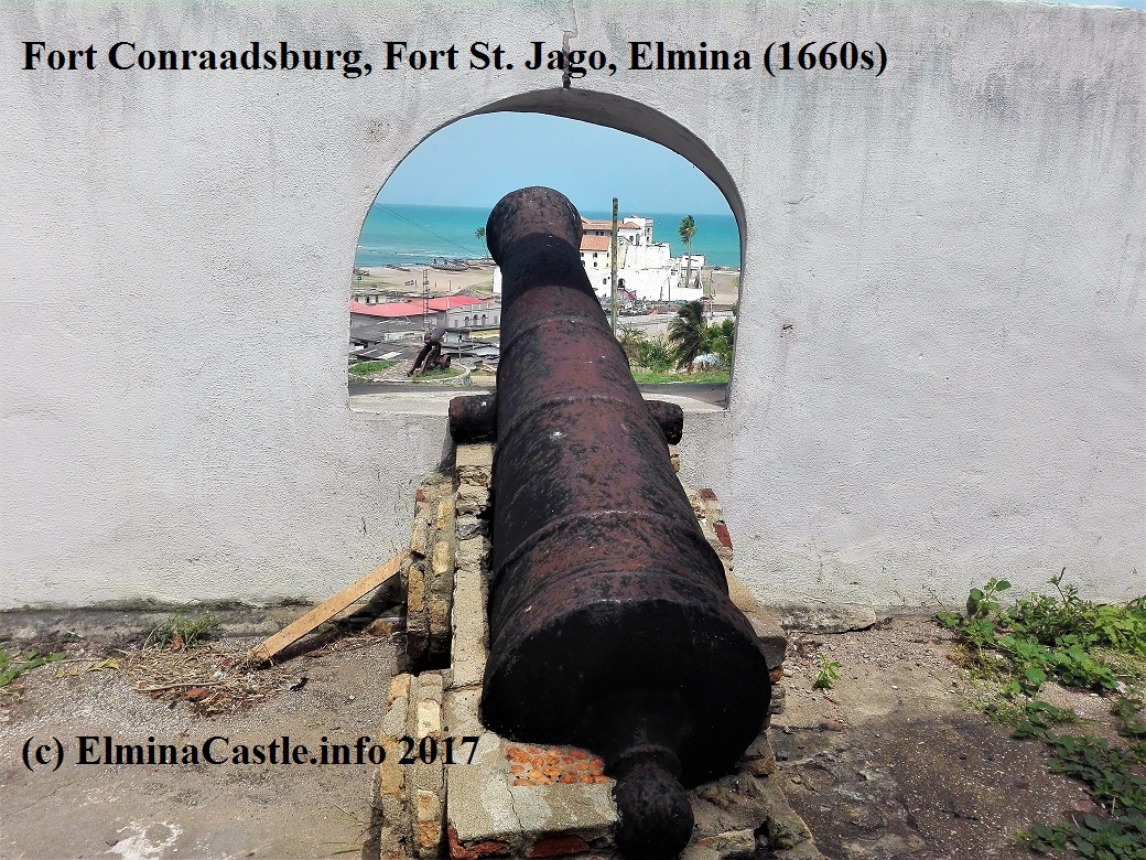 Dutch Fort St Jago, Elmina, Ghana, protecting Elmina Castle