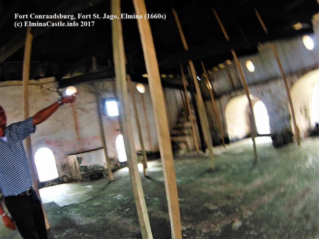 Dutch Fort St Jago, Elmina, Ghana, former Officers mess